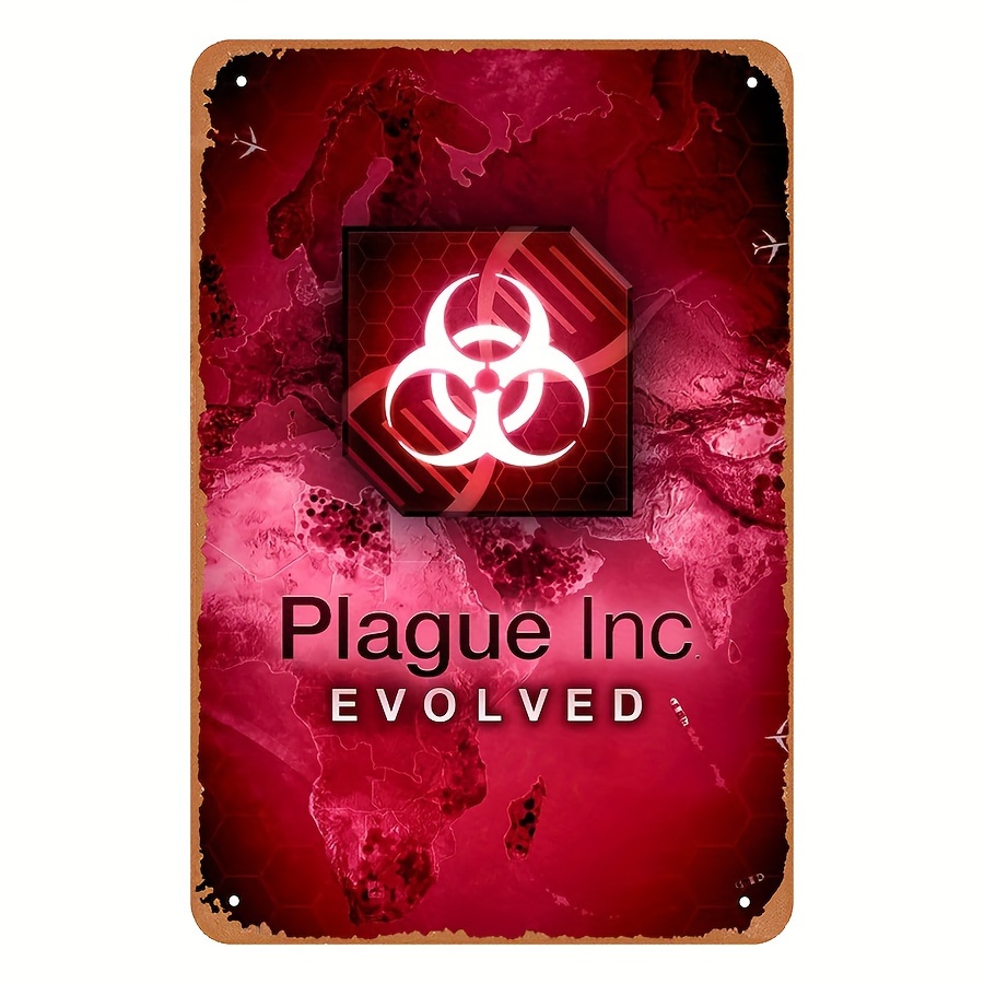 Vintage Style Plague Inc Evolv - Retro Gaming Decor ulasan dan harga
