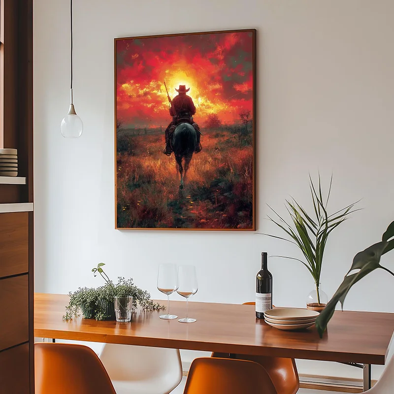 Classic Retro Game Cowboy Char - Retro Gaming Decor ulasan dan harga