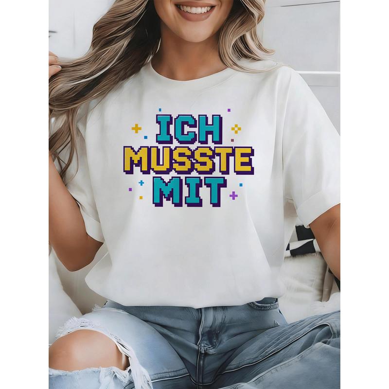 Ich Musste Mit German Meme T-S - Retro Gaming Fonts ulasan dan harga