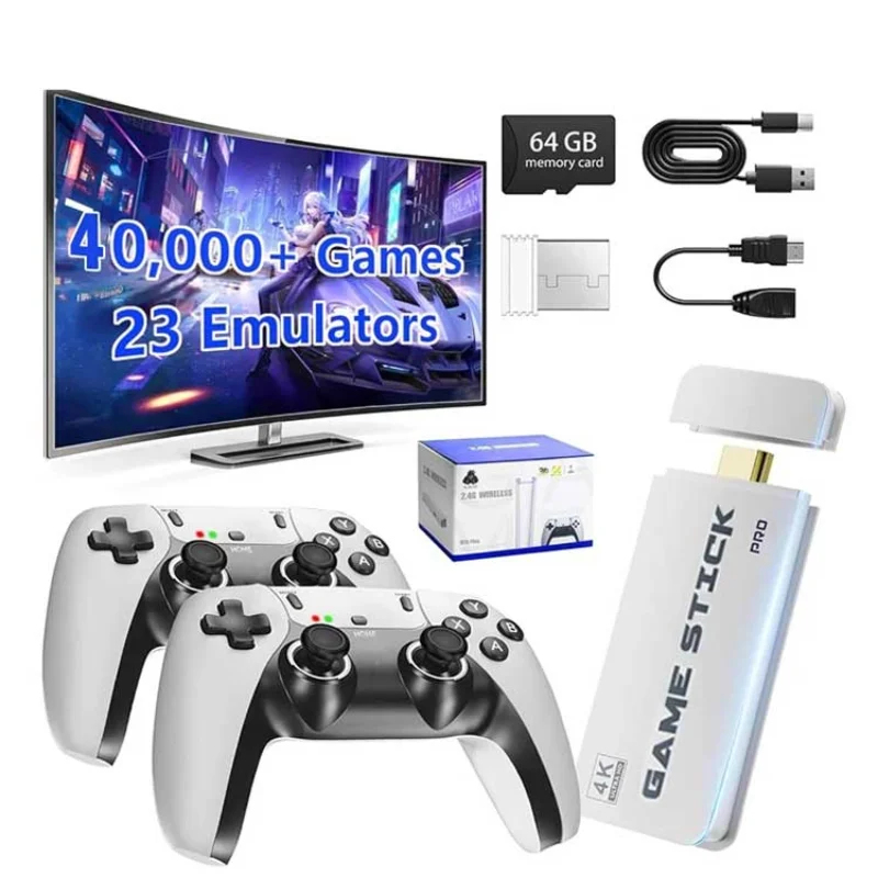 M15 4K TV Game Stick 64GB Buil - Retro Gaming Tv ulasan dan harga