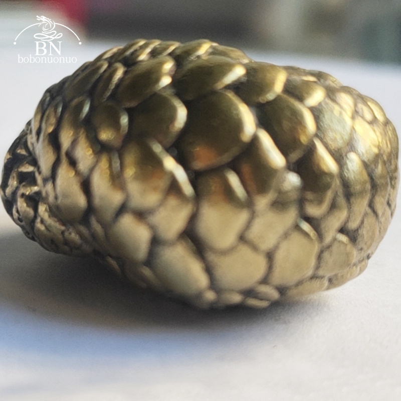 Solid Brass Spherical Pangolin - Retro Gaming Decor ulasan dan harga