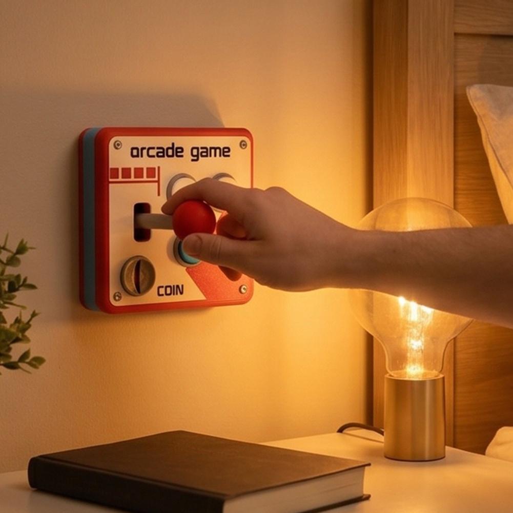 3D Printed Retro Arcade Switch - Retro Gaming Decor ulasan dan harga