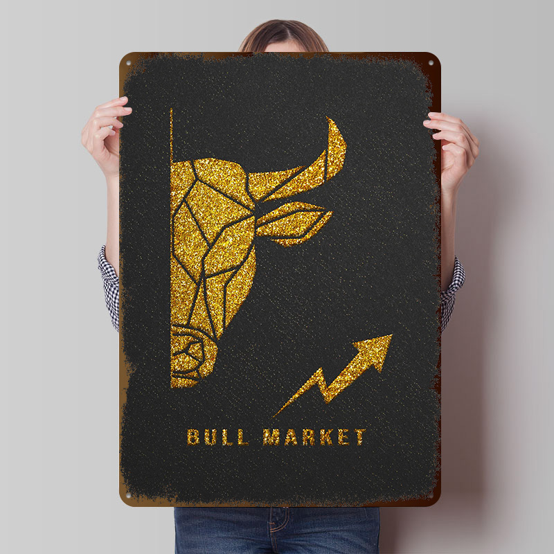 Golden Bull Market Printed Pos - Retro Gaming Market ulasan dan harga