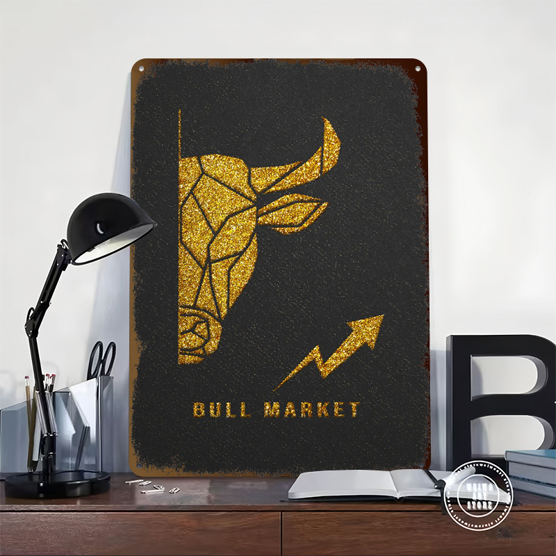 Golden Bull Market Printed Pos - Retro Gaming Market ulasan dan harga