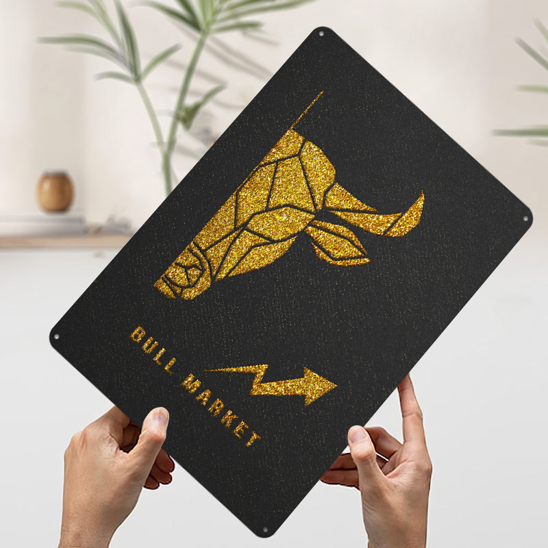 Golden Bull Market Printed Pos - Retro Gaming Market ulasan dan harga