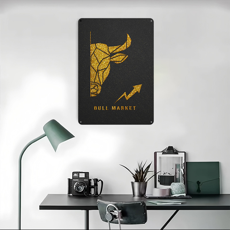 Golden Bull Market Printed Pos - Retro Gaming Market ulasan dan harga