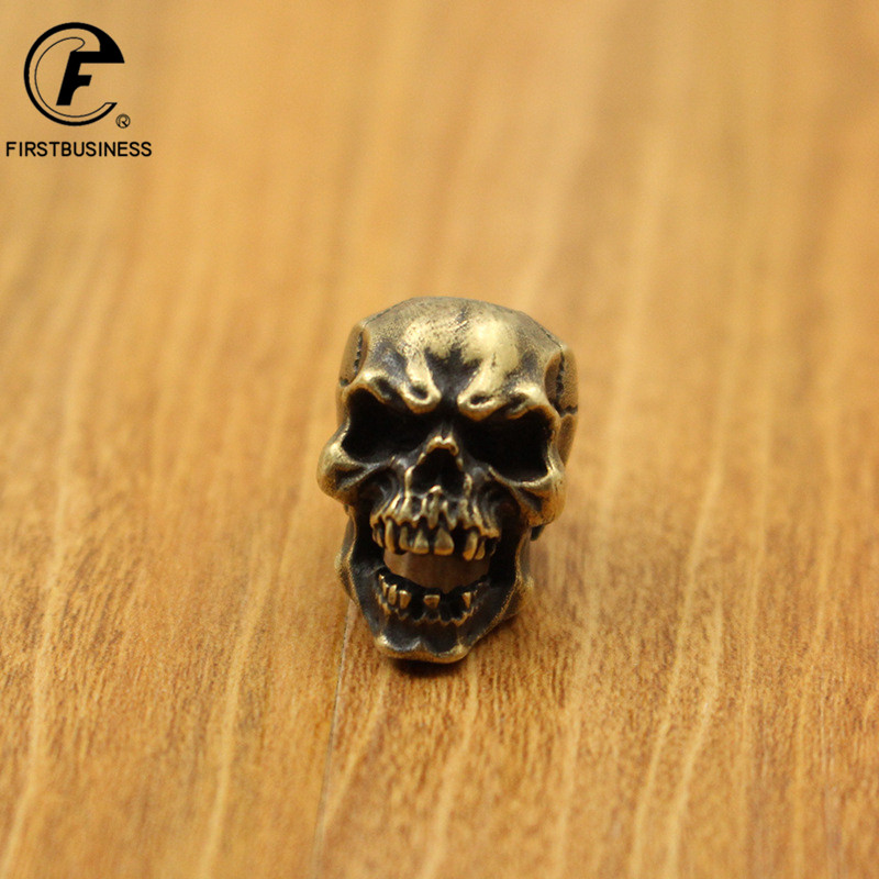 Brass Skull Statue Fashionable - Retro Gaming Decor ulasan dan harga