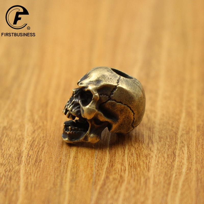 Brass Skull Statue Fashionable - Retro Gaming Decor ulasan dan harga