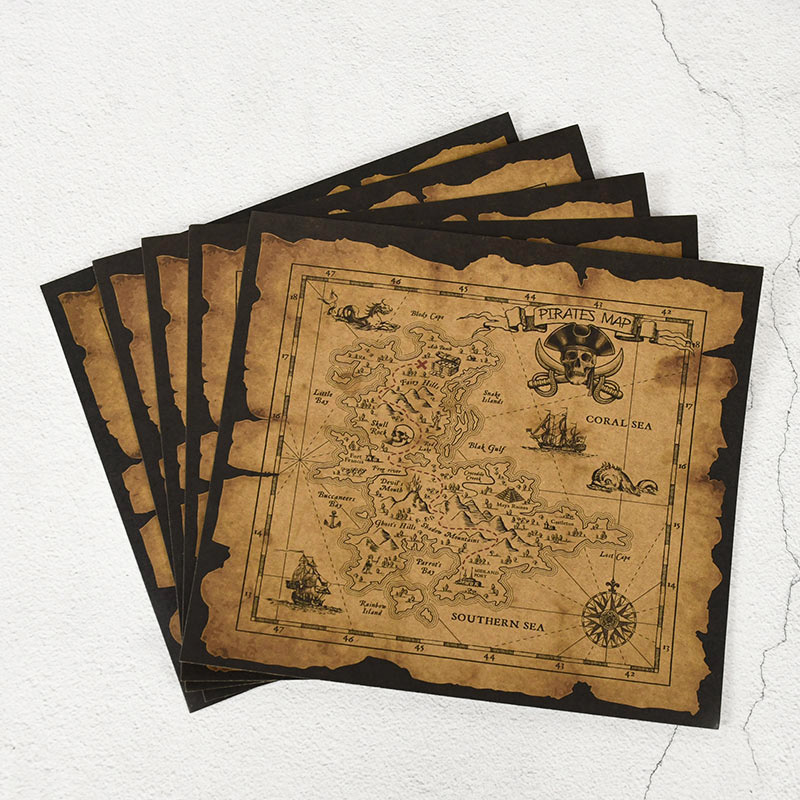 Pirate Adventure Treasure Hunt - Retro Gaming Decor ulasan dan harga