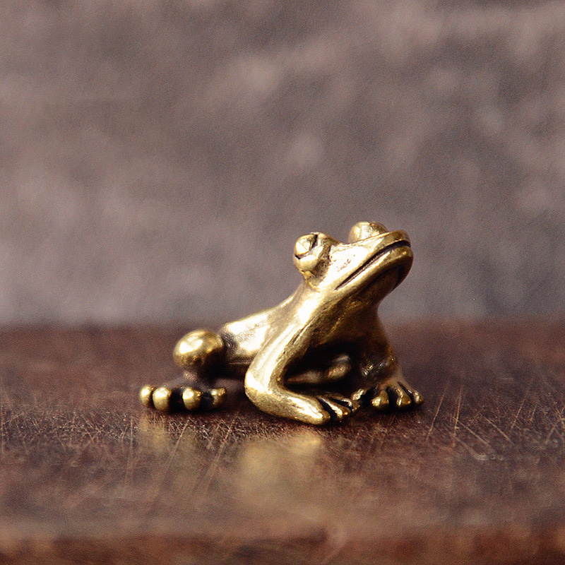 Retro Copper Small Cute Frog F - Retro Gaming Decor ulasan dan harga