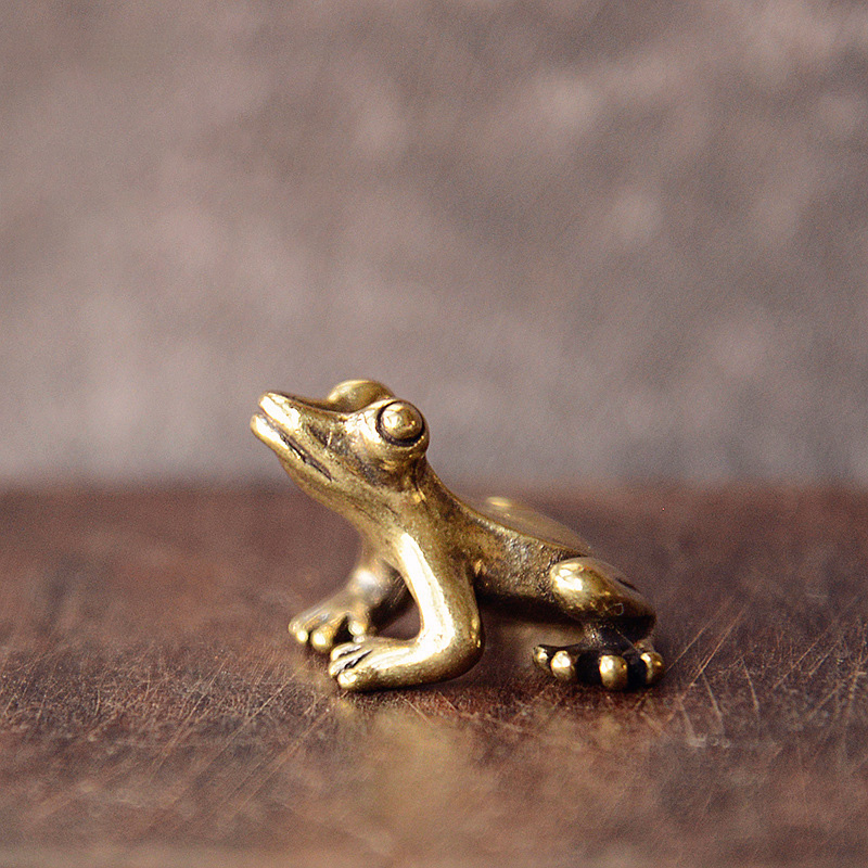 Retro Copper Small Cute Frog F - Retro Gaming Decor ulasan dan harga